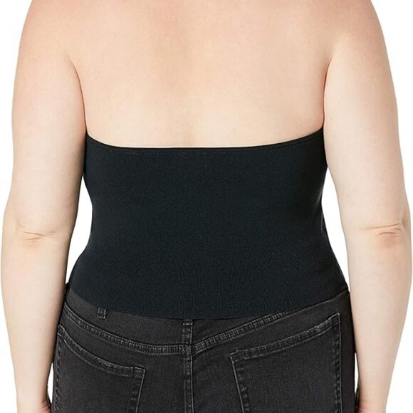 New THE DROP Greta Black Stretch Halter Top - Size 2X -with tags - Picture 2 of 7